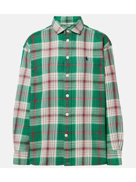 Cămașă Polo Ralph Lauren în carouri din țesătură twill
