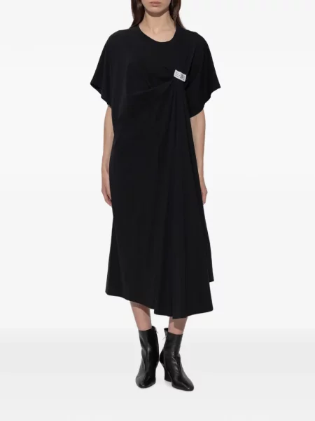 Rochie Mm6 Maison Margiela cu autograf negru