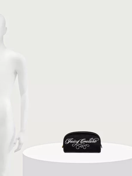 Velúr hátizsák Juicy Couture fekete