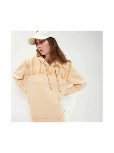 ELLESSE BLUZA Z KAPTUREM SPORTOWA pomarańczowy