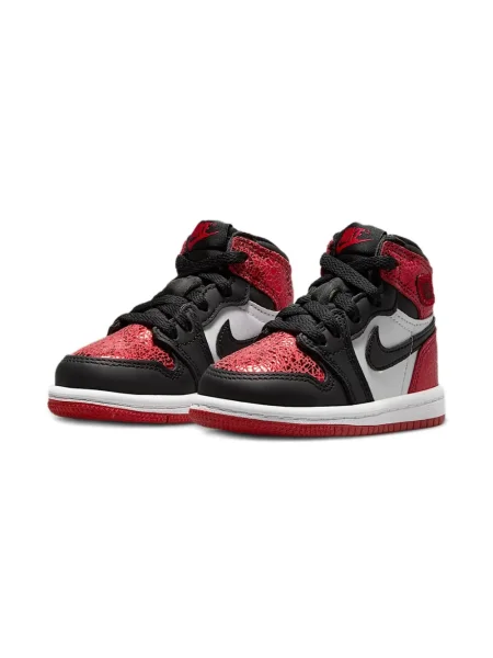 Sneakersy dziecięce Jordan 1 Retro czerwone