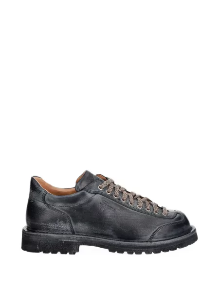 Pantofi Fracap cu șireturi din piele negru