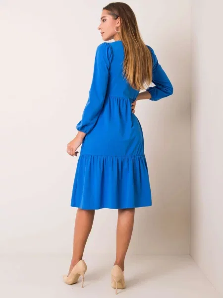 Rochie midi Fashionhunters albastru