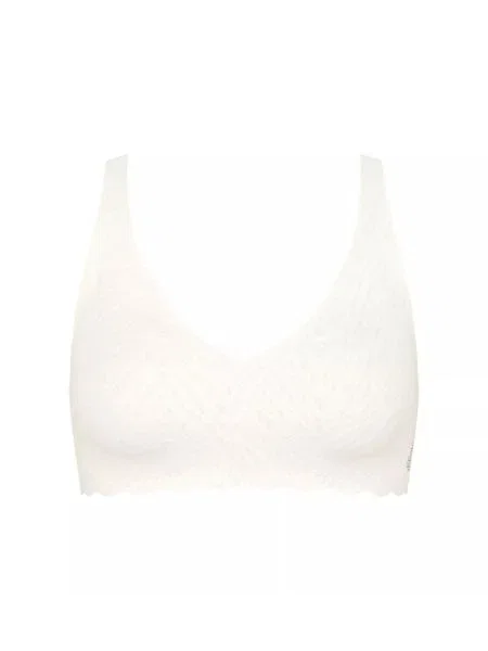 SLOGGI Sutien ZERO Feel Bliss gri închis / lână alb