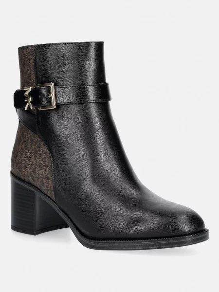 MICHAEL Michael Kors botine cu jos pentru femei Rachel Heeled Bootie negru