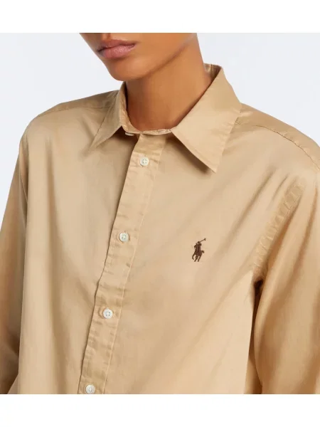 Cămașă Polo Ralph Lauren din poplin bej