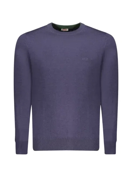 Pulover Rifle cu broderie violet