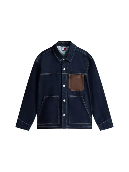 Дънково яке Tommy Hilfiger Jeans синьо