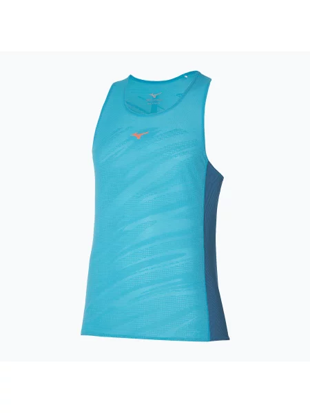 Бягане тениска Mizuno синьо