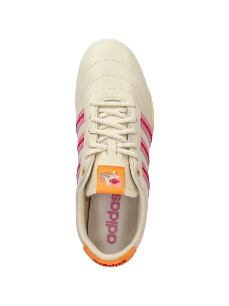 Lung papuci Adidas cu mâneci lungi cu dungi albastru