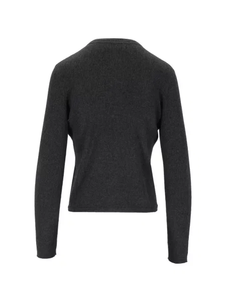 Cardigan Lisa Yang tricotate gri