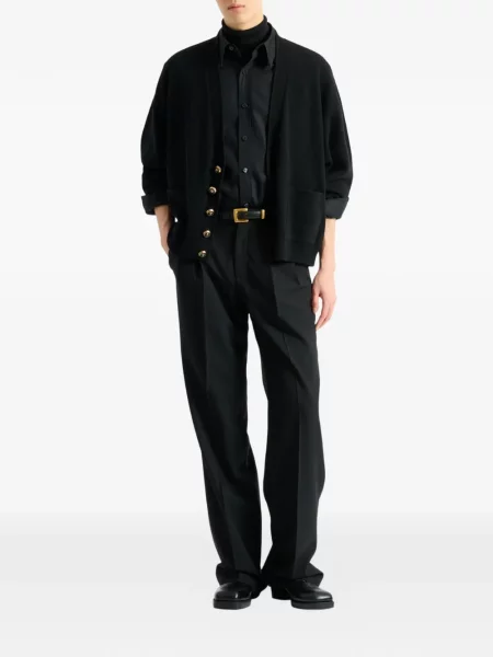 Cămașă Balmain din poplin negru