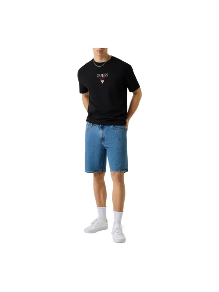 Pantaloni Guess albastru