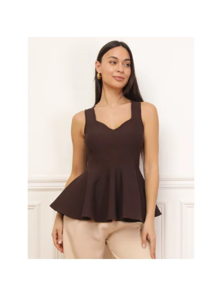 Top La Modeuse smeđa