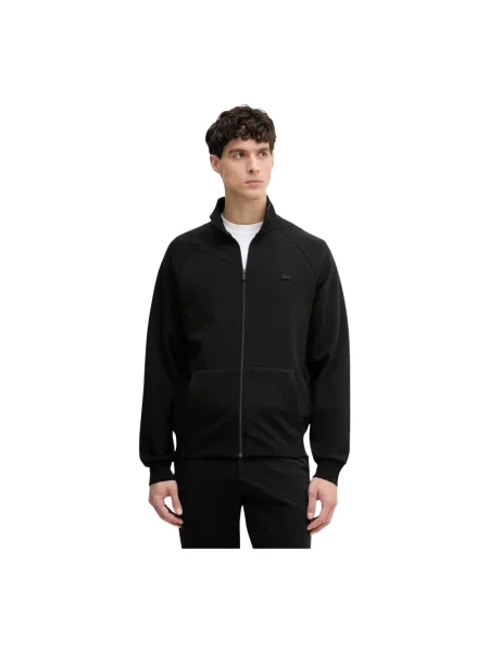 Bluza rozpinana Lacoste z dżerseju czarna