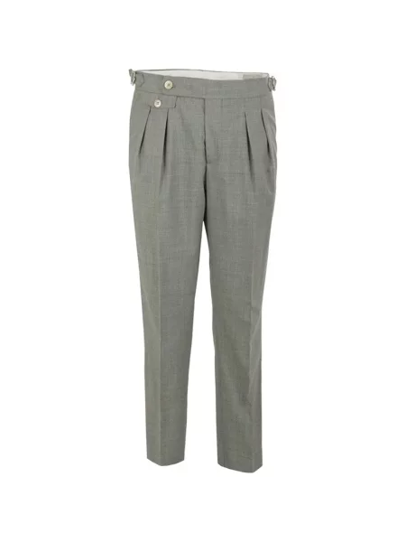 Pantaloni Brunello Cucinelli de lână gri