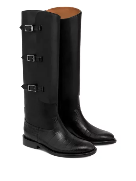 Botine Paris Texas cu cataramă negru