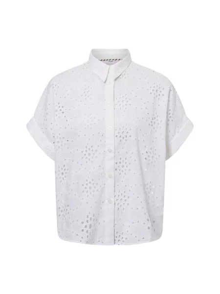 Nümph Letnia bluzka Nukarissa Kobiety wzorzysty 34 biały