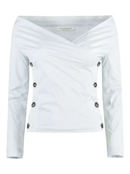 Dungat subțire bluză Philosophy Di Lorenzo Serafini alb