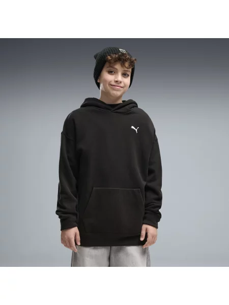 PUMA Młodzieżowa bluza z kapturem Essentials Oversized Boxy Odzież czarny