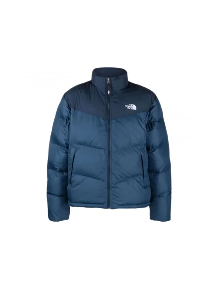 Kurtka The North Face retro niebieska