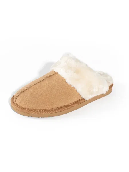 Minnetonka Papuci de casă Chesney Slide crem / deschis maro