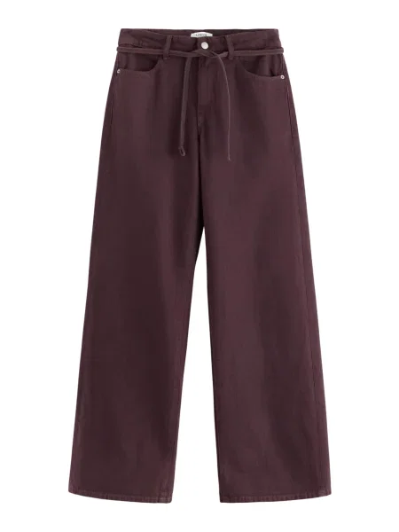 Lindex Jeans Johanna vin roșu