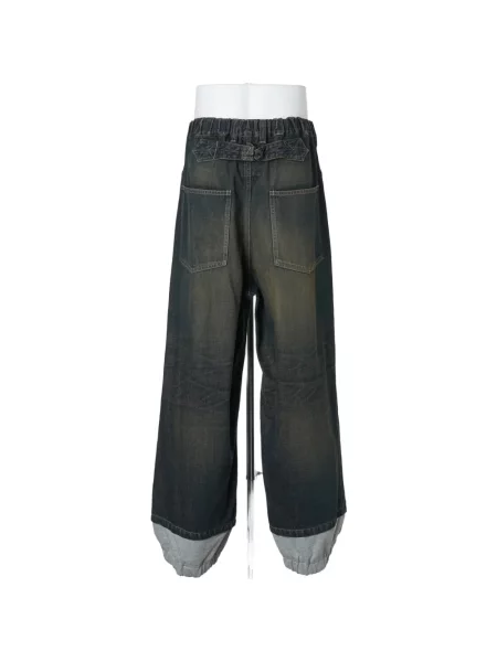 Pantaloni Maison Mihara Yasuhiro albastru