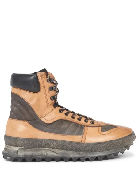 Sneakerși Maison Margiela din piele maro