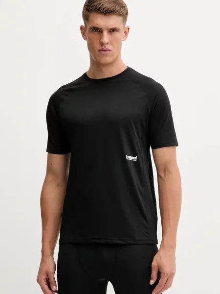 Tréninkové tričko Hummel s potiskem černá