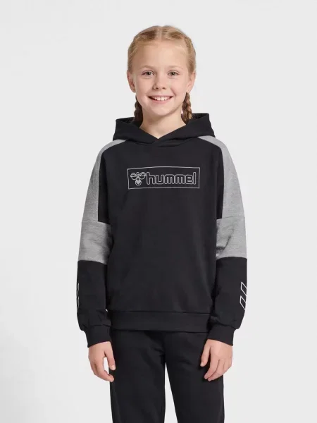 Bluza z kapturem dla dzieci Hummel hmlBOXLINE czarna