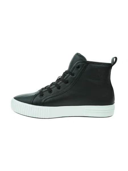 Sneakerși Tommy Hilfiger din piele negru