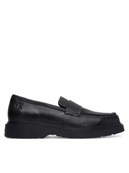Calvin Klein Loafers Combat Ess Loafer Lth μαύρο