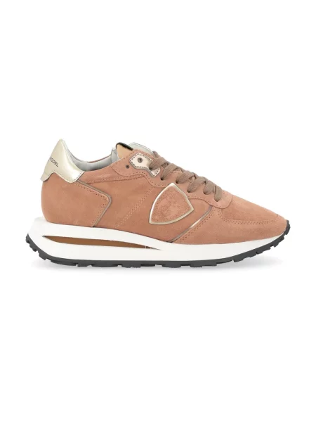 Buty do biegania Philippe Model zamszowe do biegania brązowe