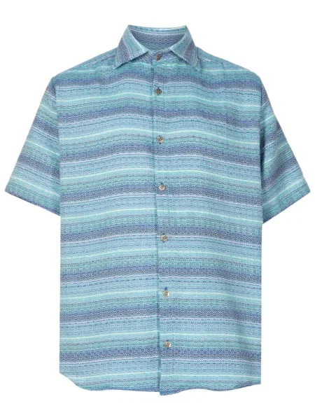 Cămașă Amir Slama din jacard albastru