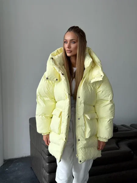 Зимова куртка Milirud нейлон/поліестер жовтий