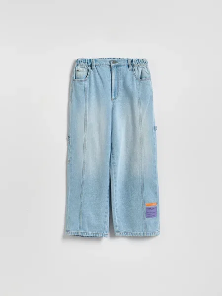 Reserved Джинси baggy синій