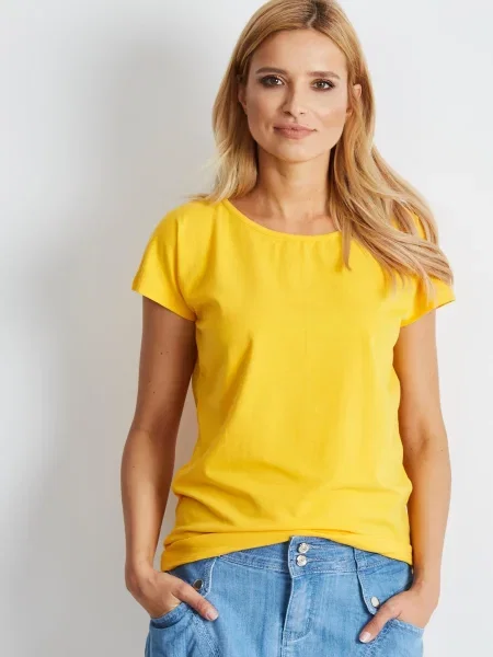 Tricou Fashionhunters galben