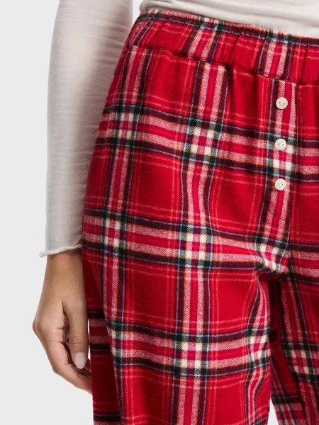 Картата піжама Etam червона