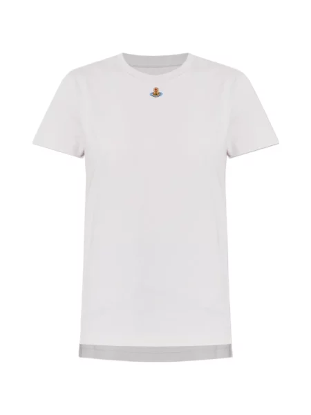 Tricou Vivienne Westwood cu broderie violet
