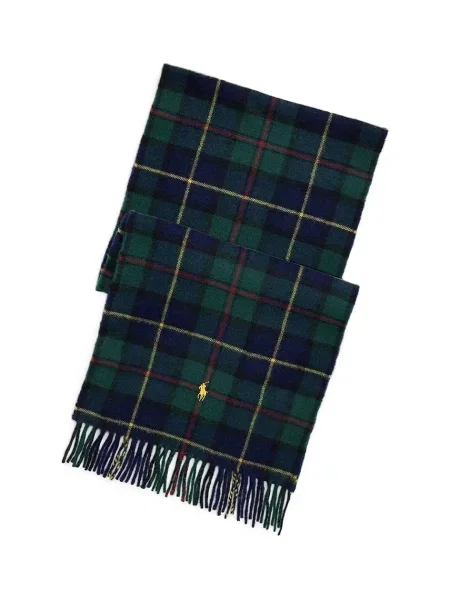 Volnen šal Polo Ralph Lauren zelena