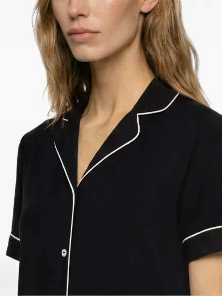 Rochie tip cămașă Karl Lagerfeld negru