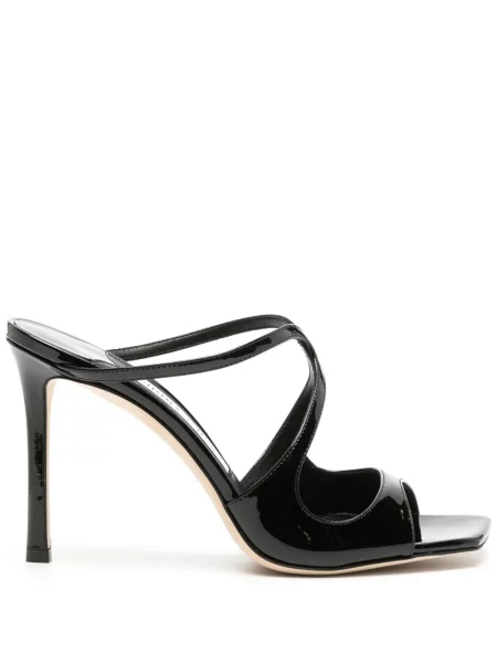 Papuci tip mules Jimmy Choo negru