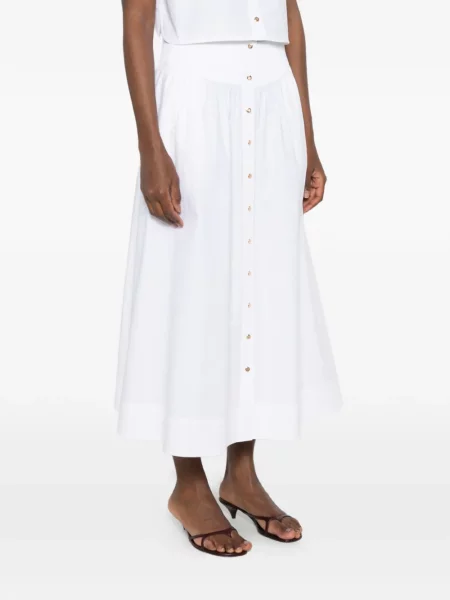 Fustă Tory Burch alb