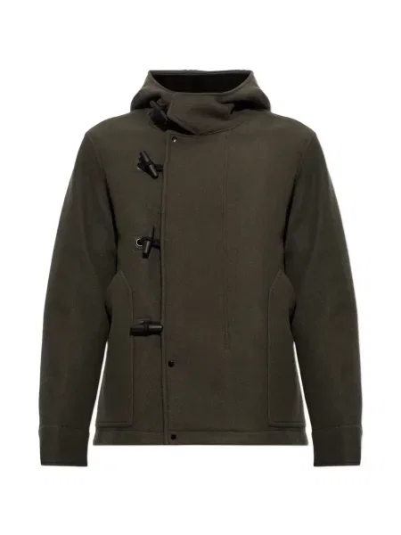 Geacă Stone Island cu glugă cu strasuri verde