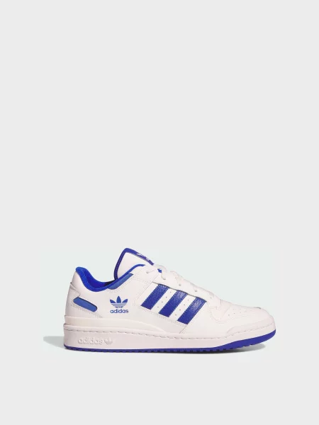 Кожаные кроссовки Adidas Forum белые