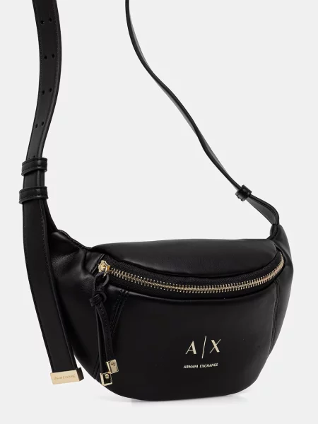 Geantă Armani Exchange din piele negru