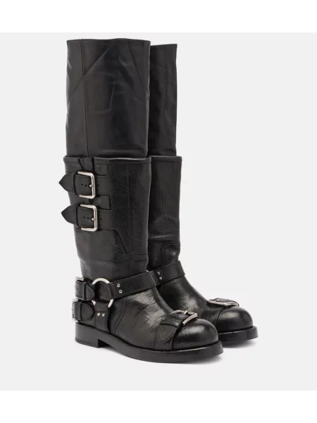 Cizme Dolce&gabbana din piele negru