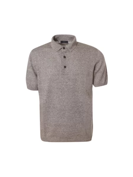 Koszulka polo Fay brązowa