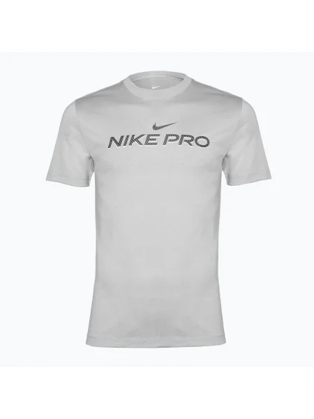 Tricou de antrenament pentru bărbați Nike Dri-Fit Fitness light smoke grey gri